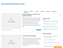 Tablet Screenshot of duniatanaman.com